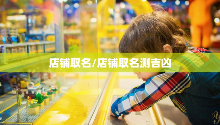 店铺取名/店铺取名测吉凶