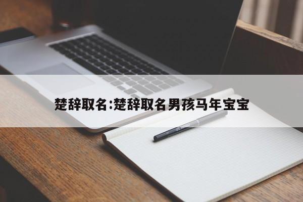楚辞取名:楚辞取名男孩马年宝宝
